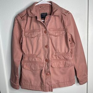 Vintage Abercrombie & Fitch Pink Jean Jacket